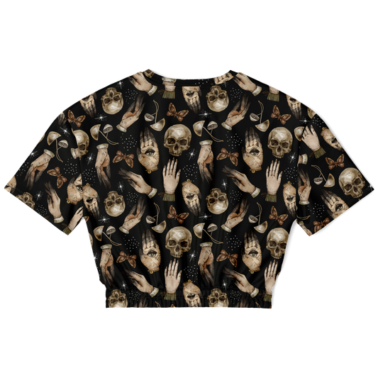 Dark Magic cropped short sleeve sweatshirt - NeoSkull
