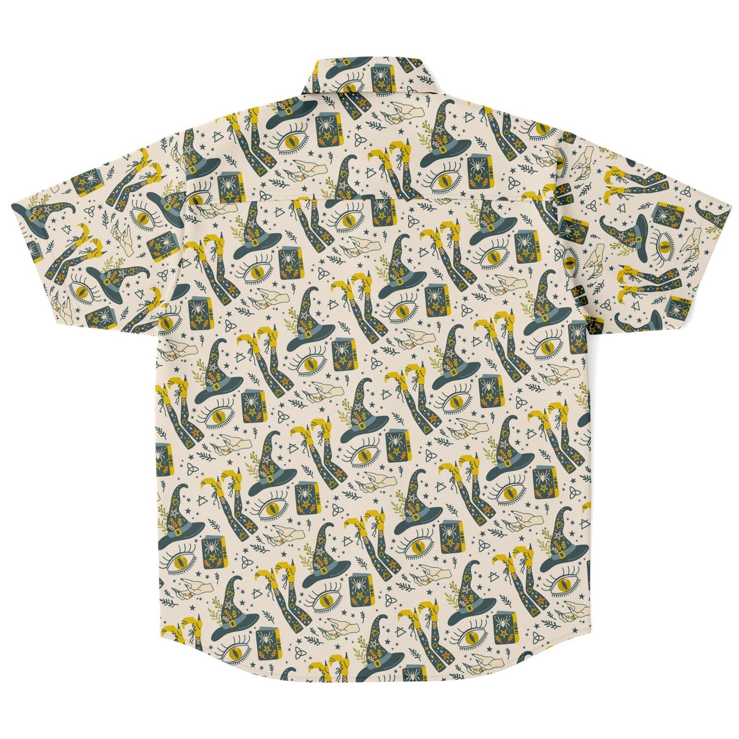 Witchcraft short sleeve button-up shirt