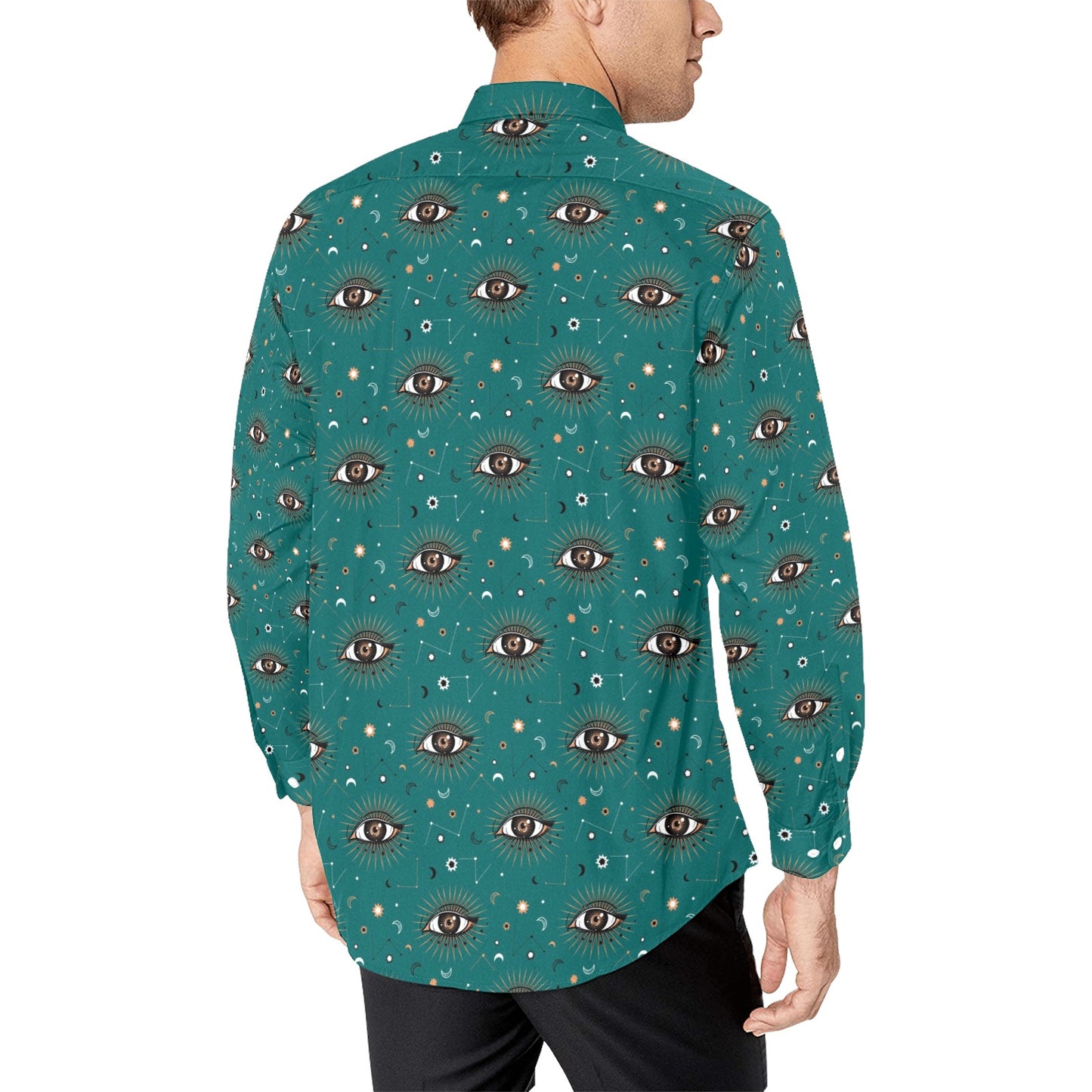 Mystic Eye Men's All Over Print Long Sleeve Shirt