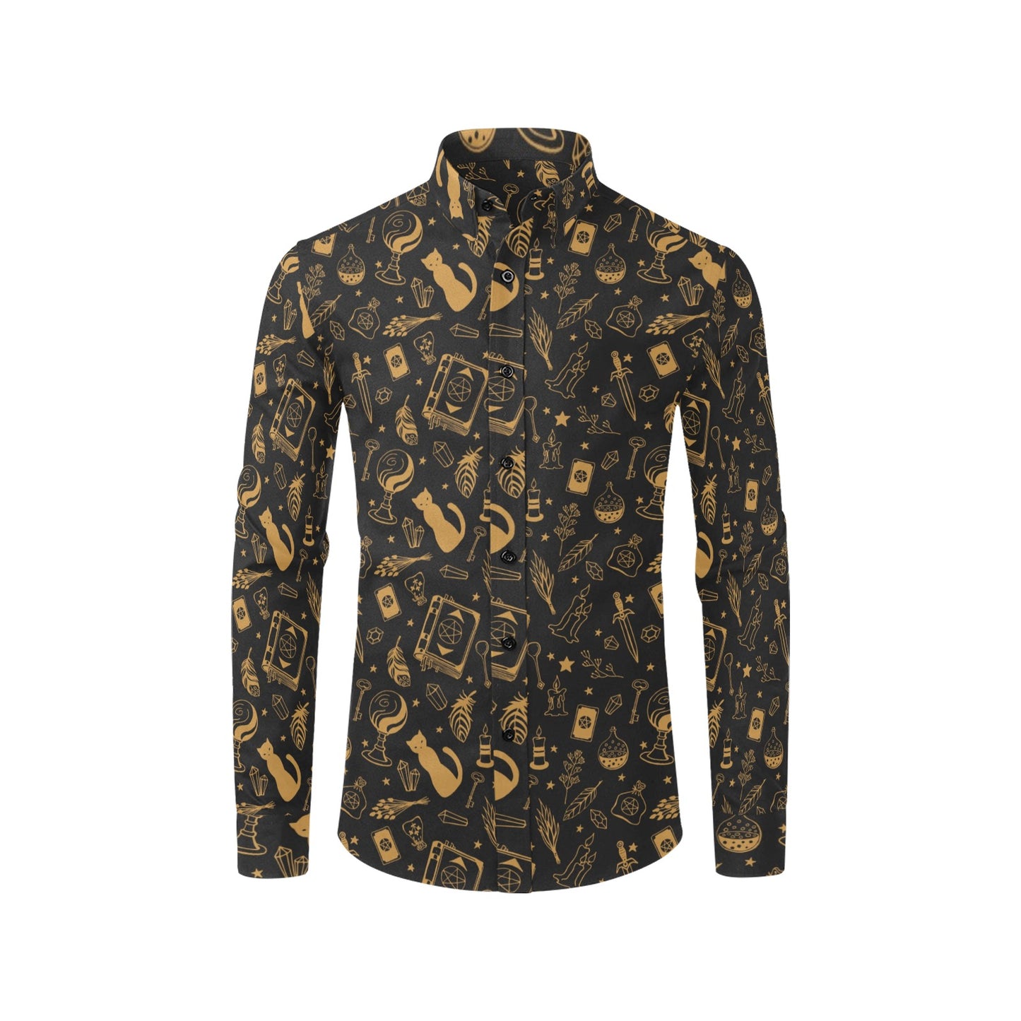 My Magic Things Men's All Over Print Long Sleeve Shirt