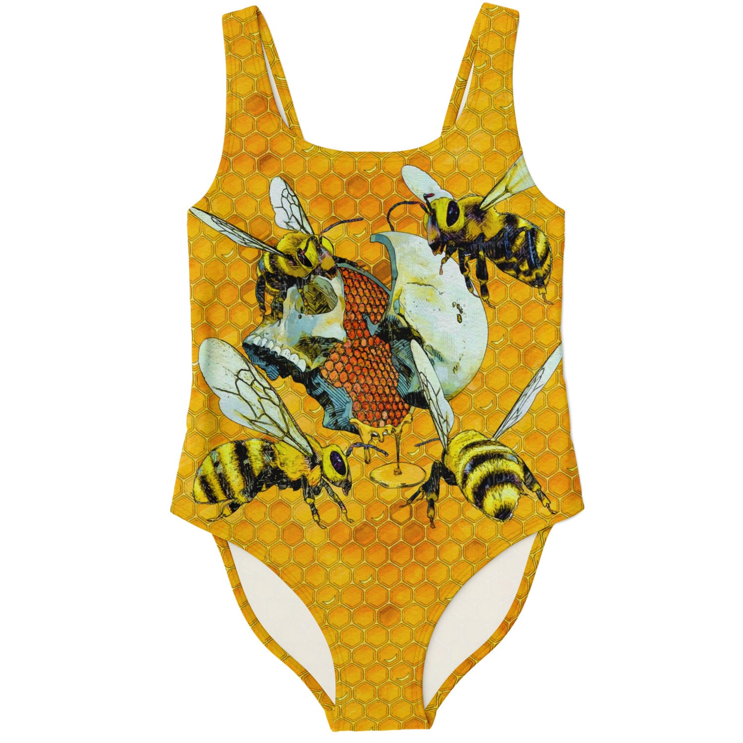 Honey Comb Skull Swimsuit - NeoSkull