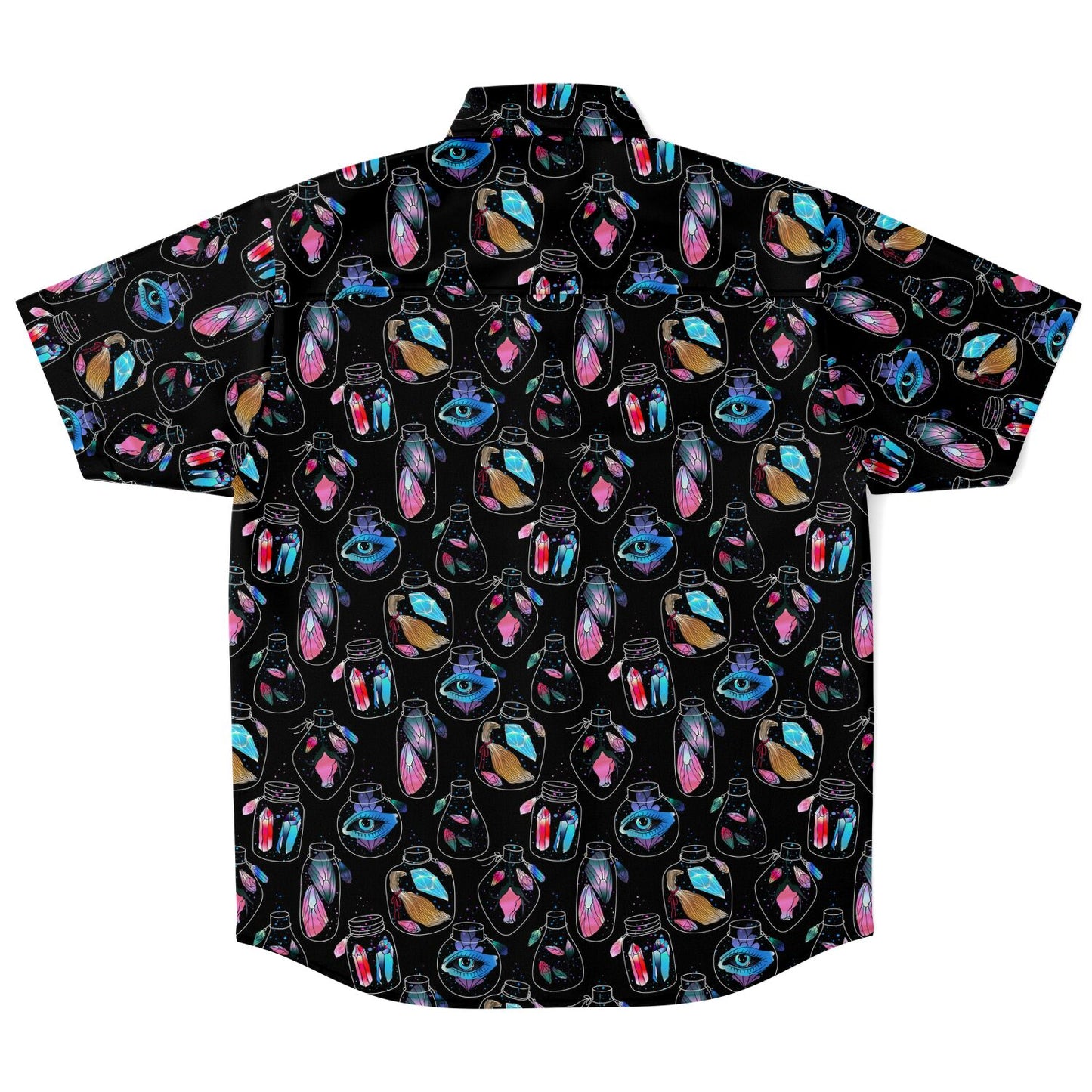 Crystal Potion short sleeve button-up shirt