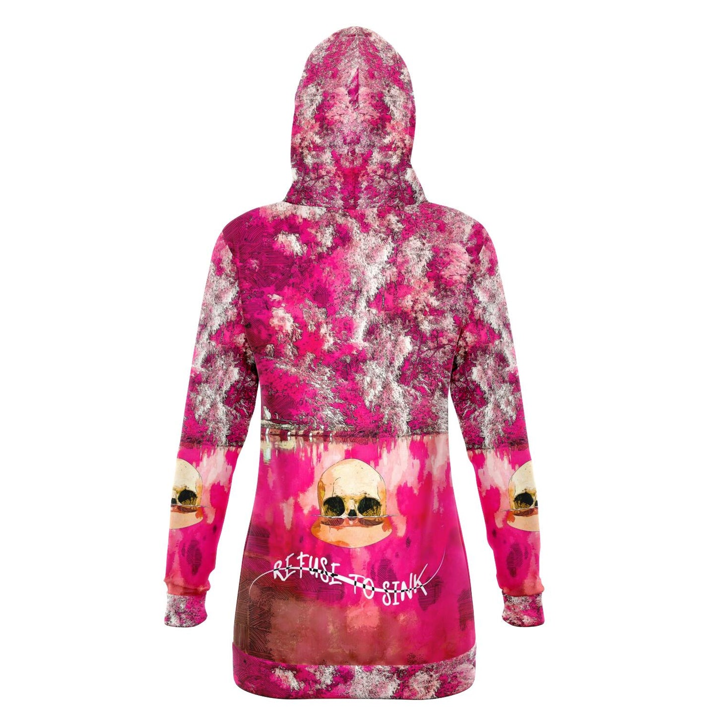 Refuse To Sink Longline Hoodie - NeoSkull