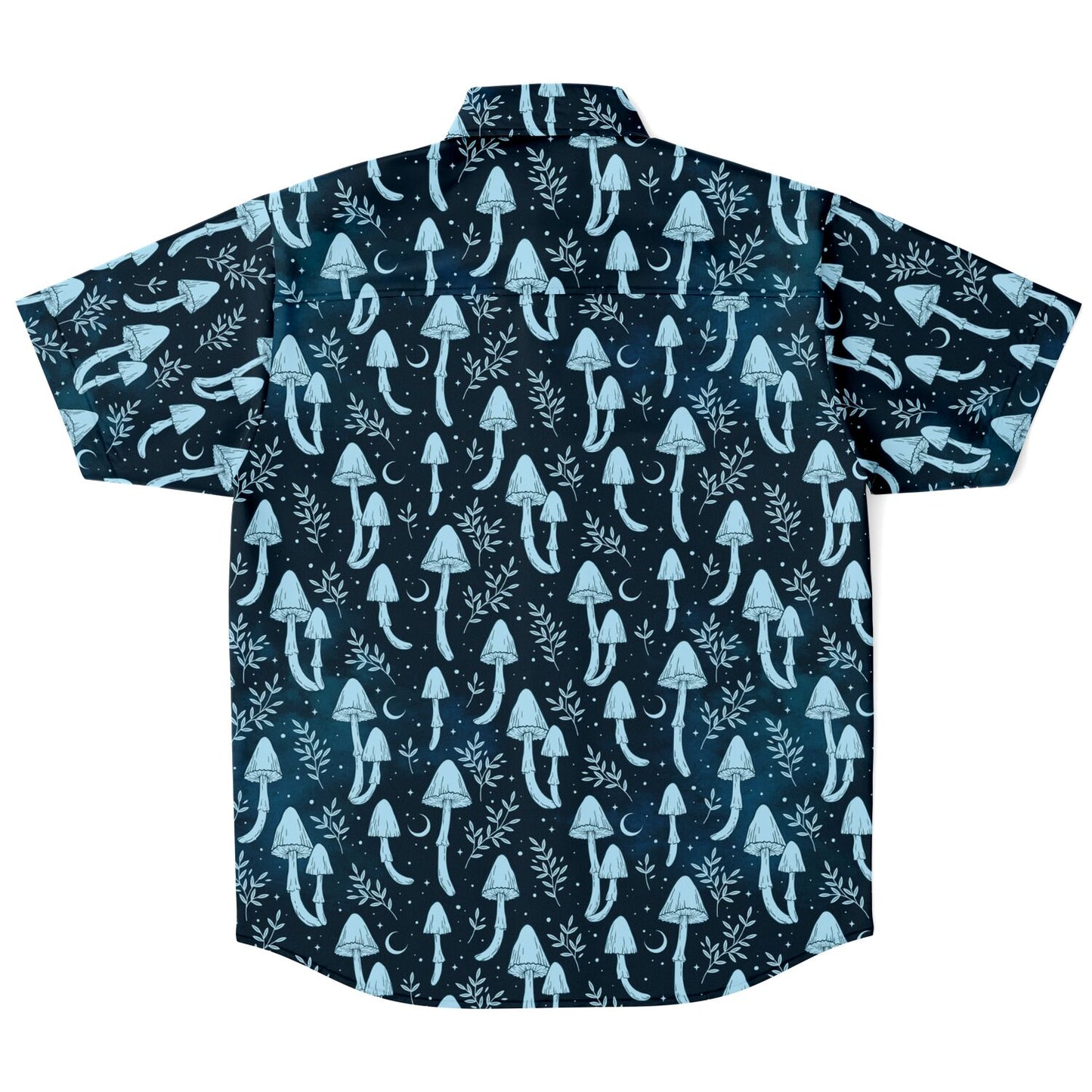Mushroom Dream Short Sleeve Button-up Shirt