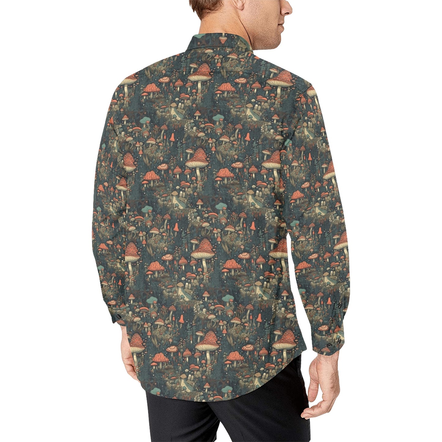 Ancient Forest Long-sleeved button-up shirt