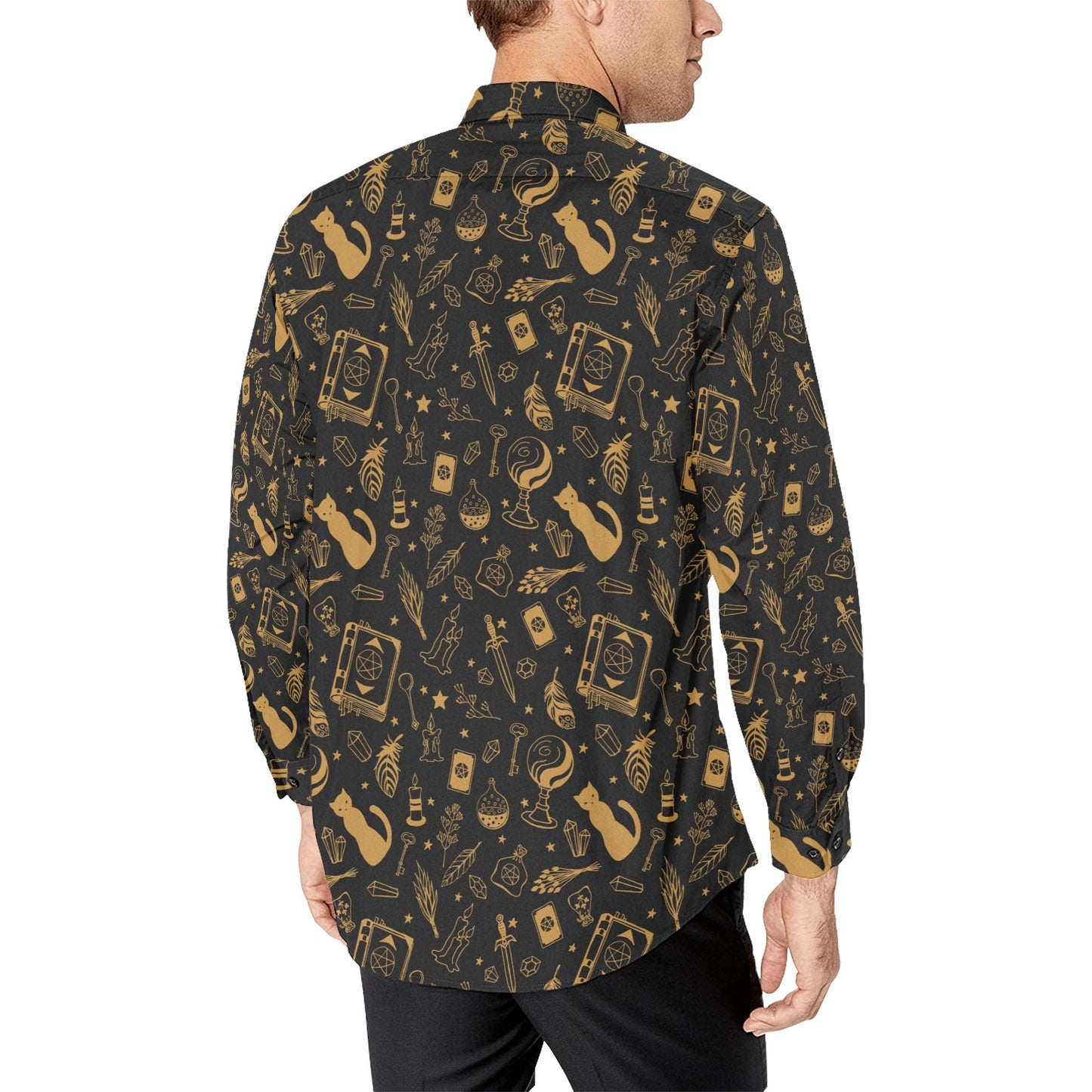 My Magic Things Men's All Over Print Long Sleeve Shirt