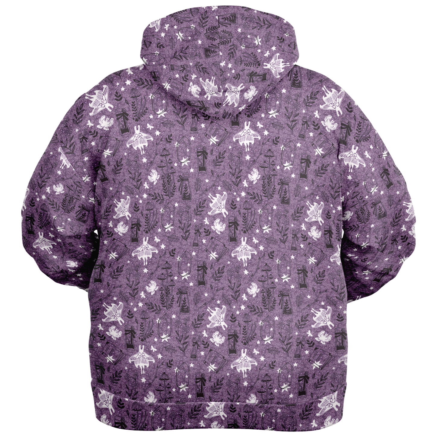 Witchy story plus-size ziphoodie