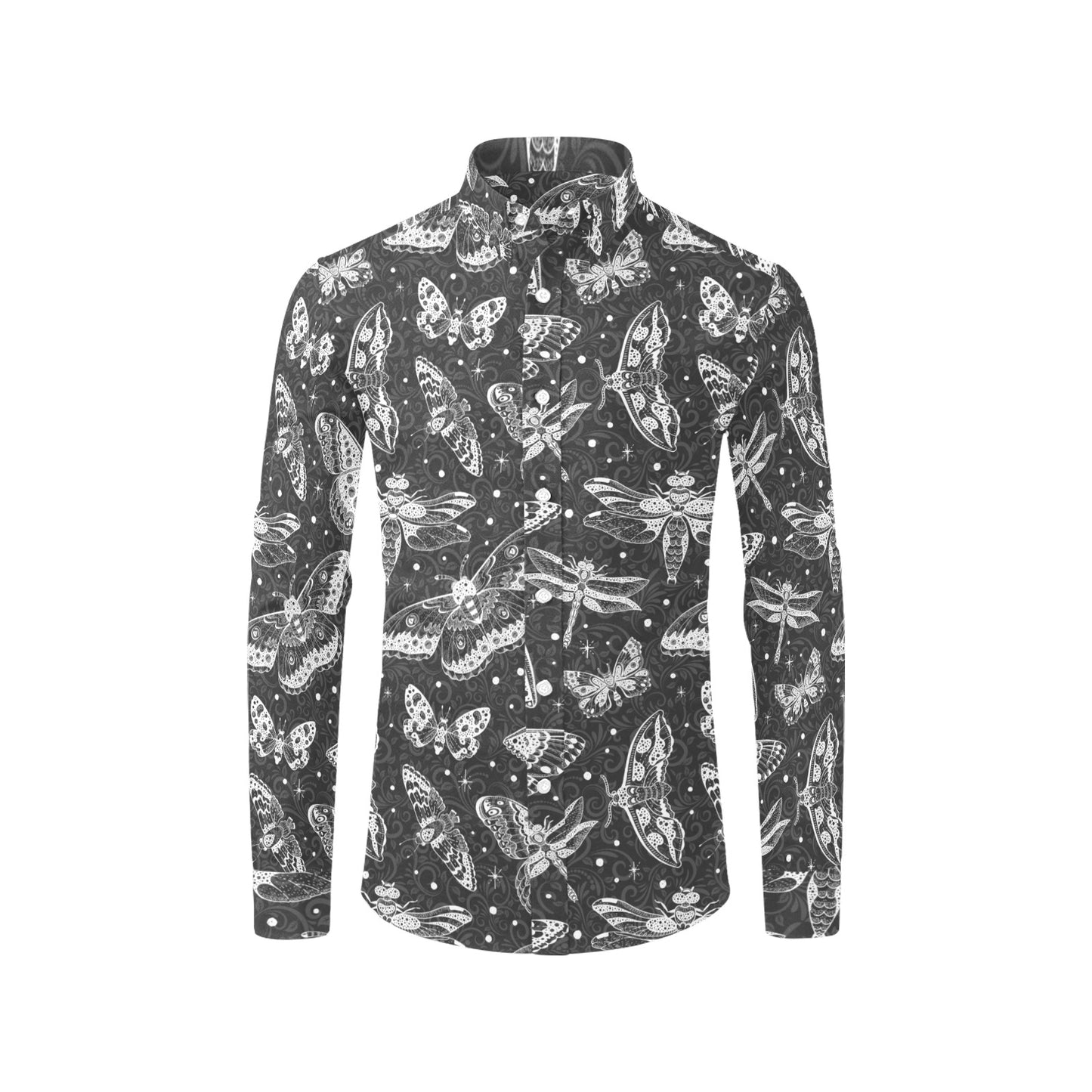 Luna Creatures Men's All Over Print Long Sleeve Shirt