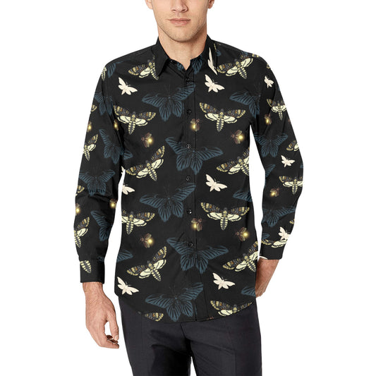nocturnal dwellers Men's All Over Print Long Sleeve Shirt