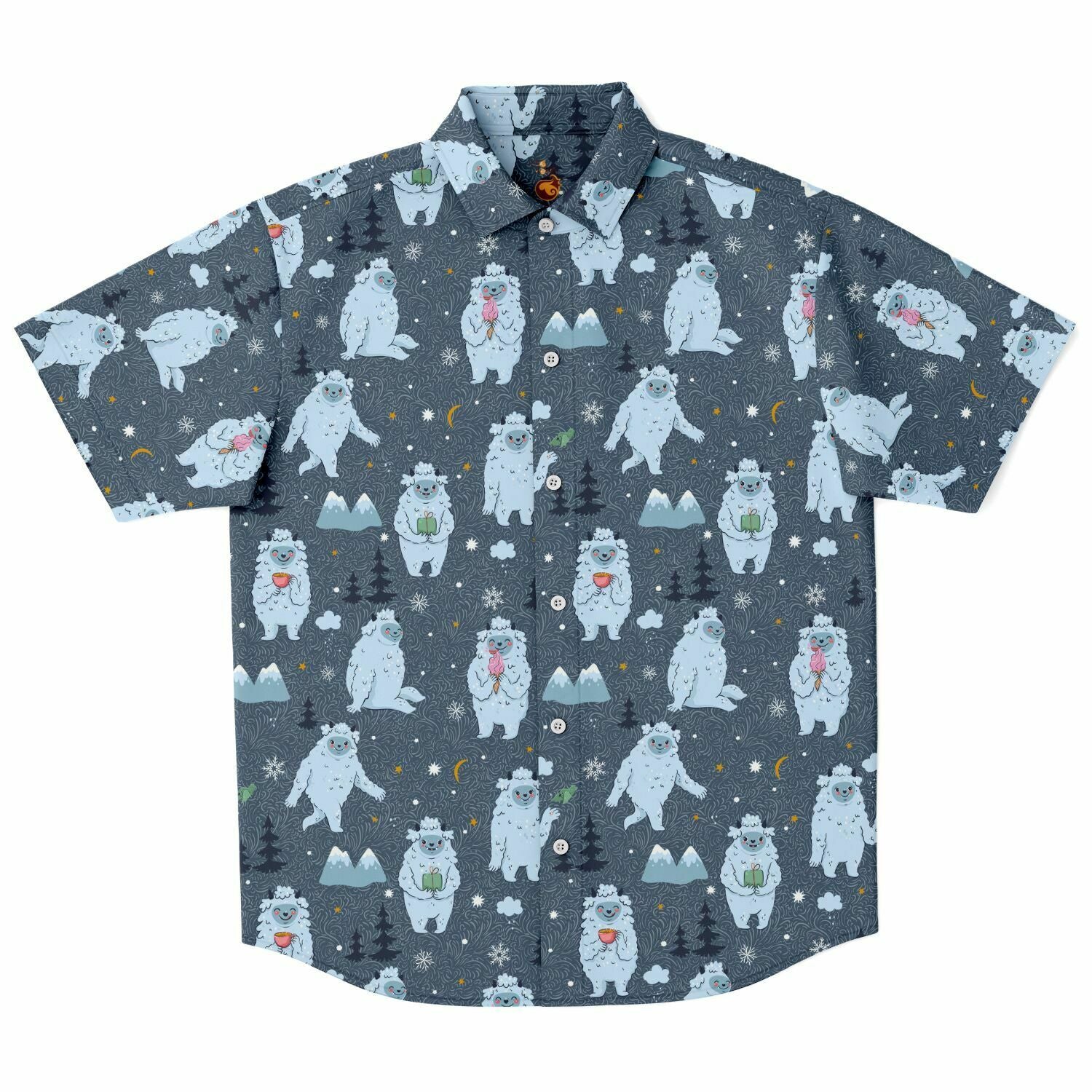 Yeti short sleeve button-up shirt. – NeoSkull