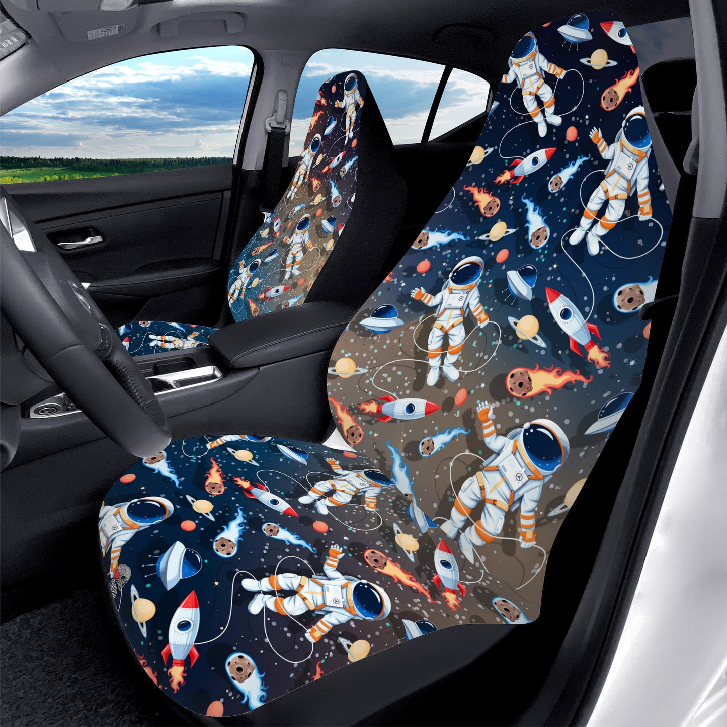 Space Adventure Car Seat Covers