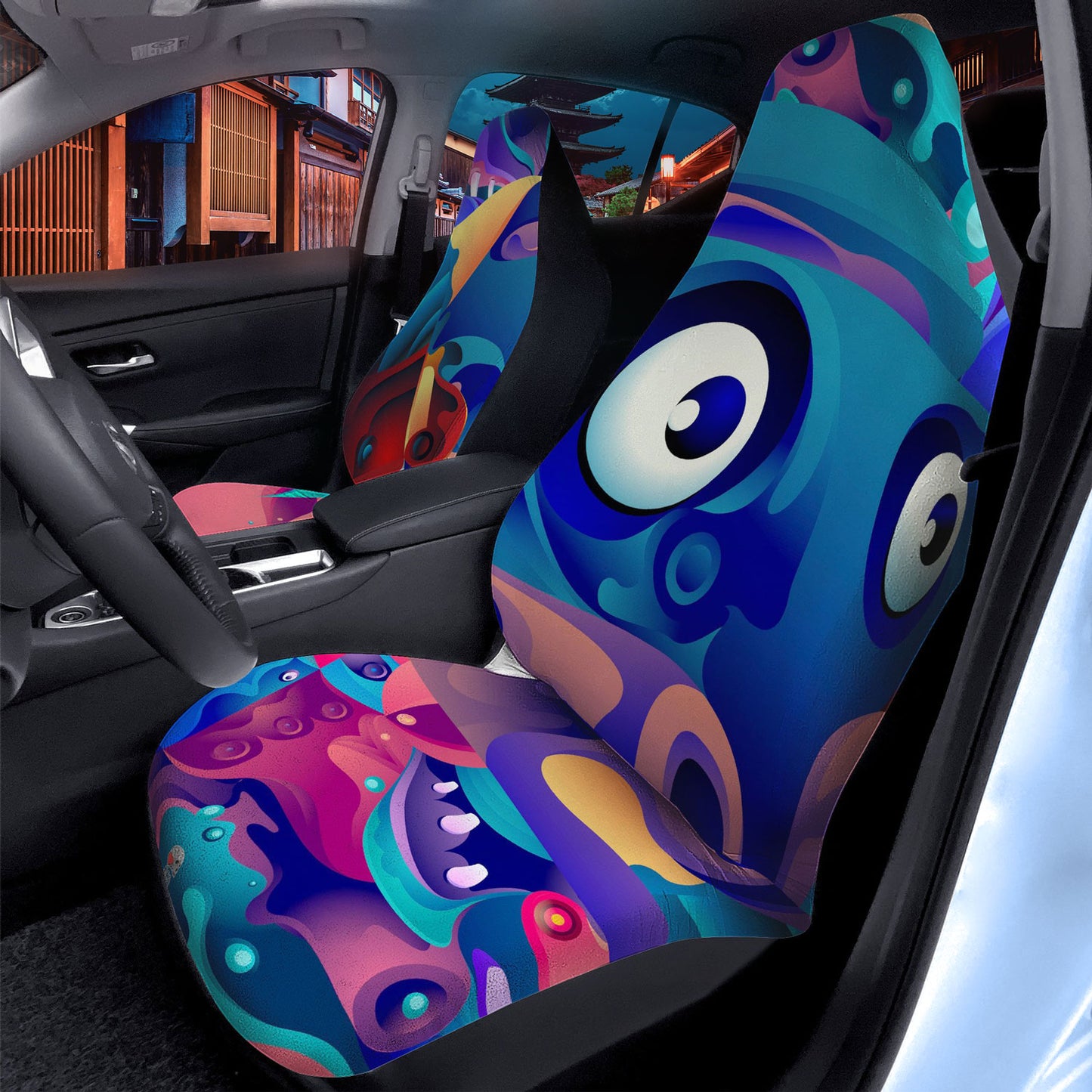 Abstract Wisdom Car Seat Covers