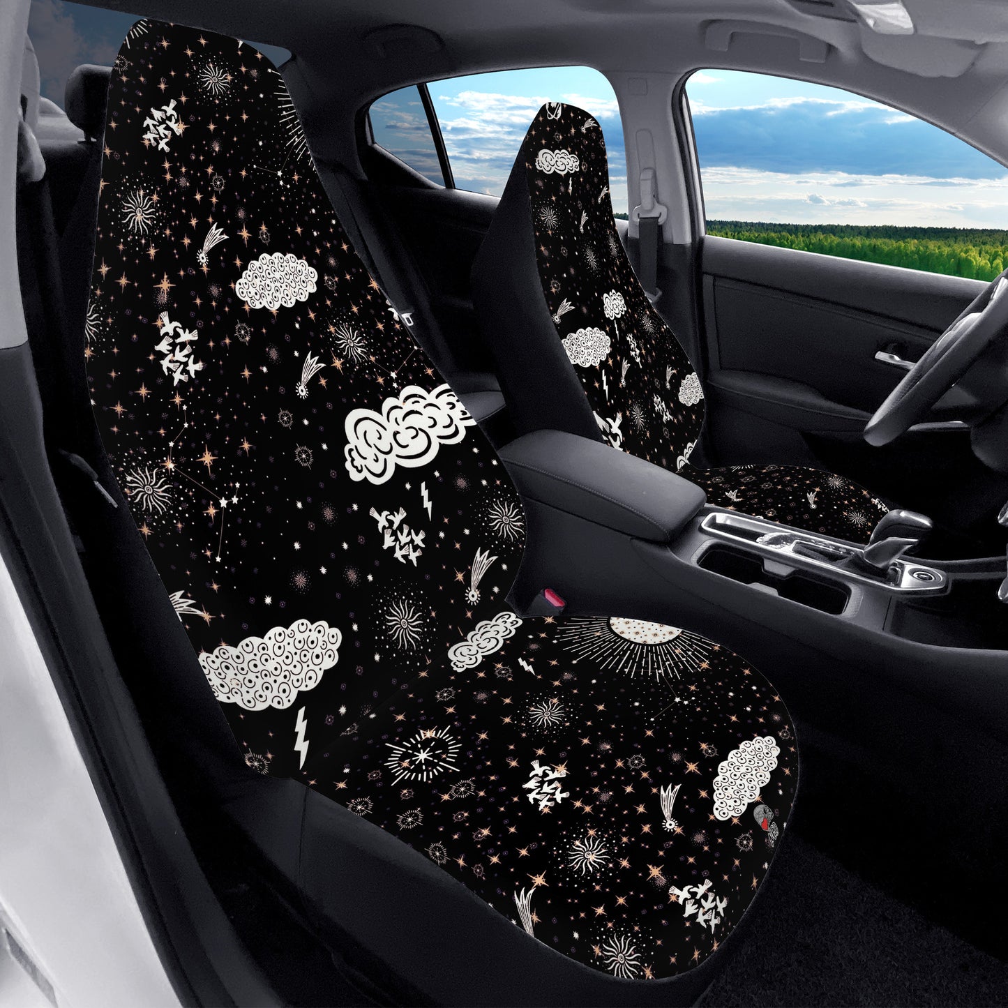 Space Astrology Car Seat Covers