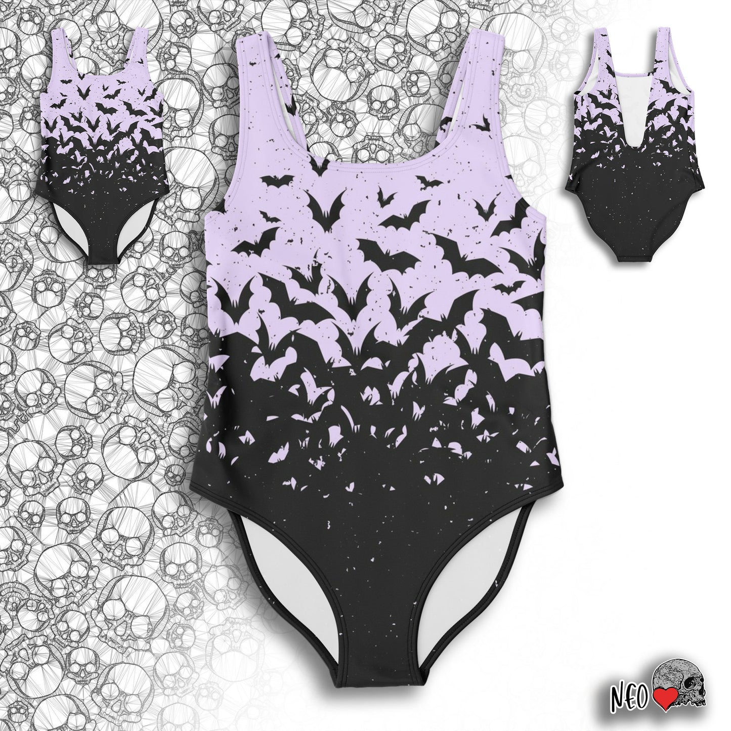 Bat Swarm Swimsuit - NeoSkull