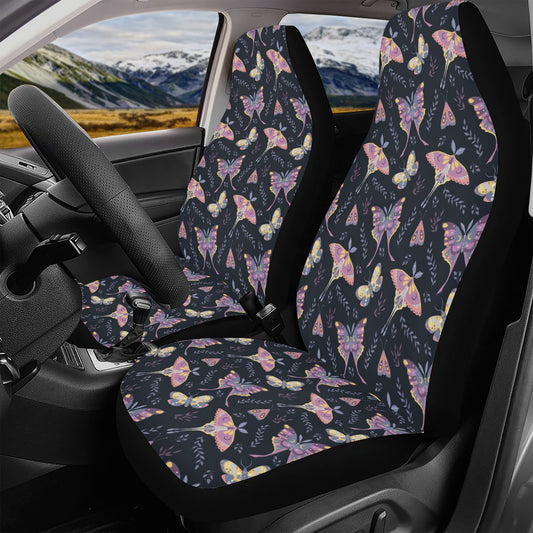Moth and Leaves Car Seat Cover Set