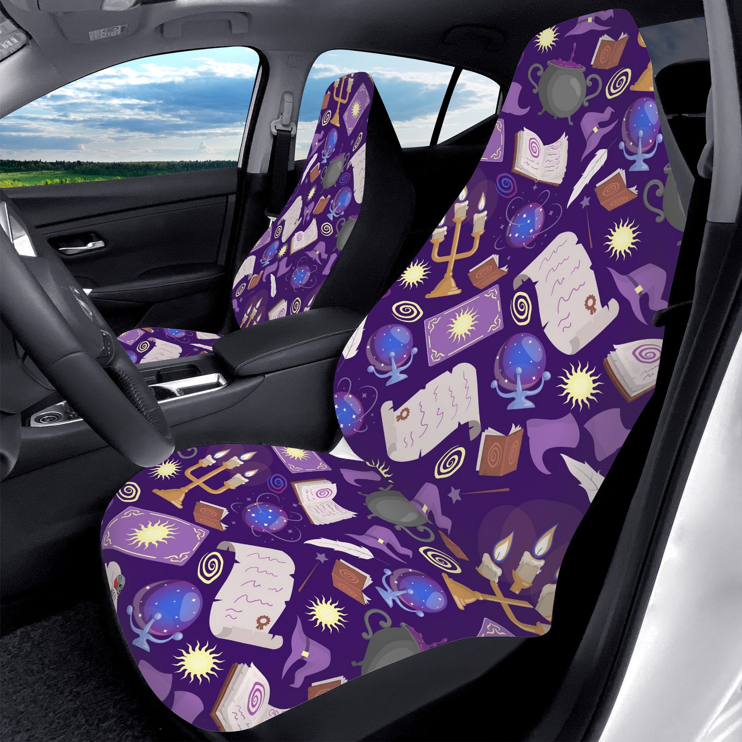 Witchy Nights Car Seat Covers