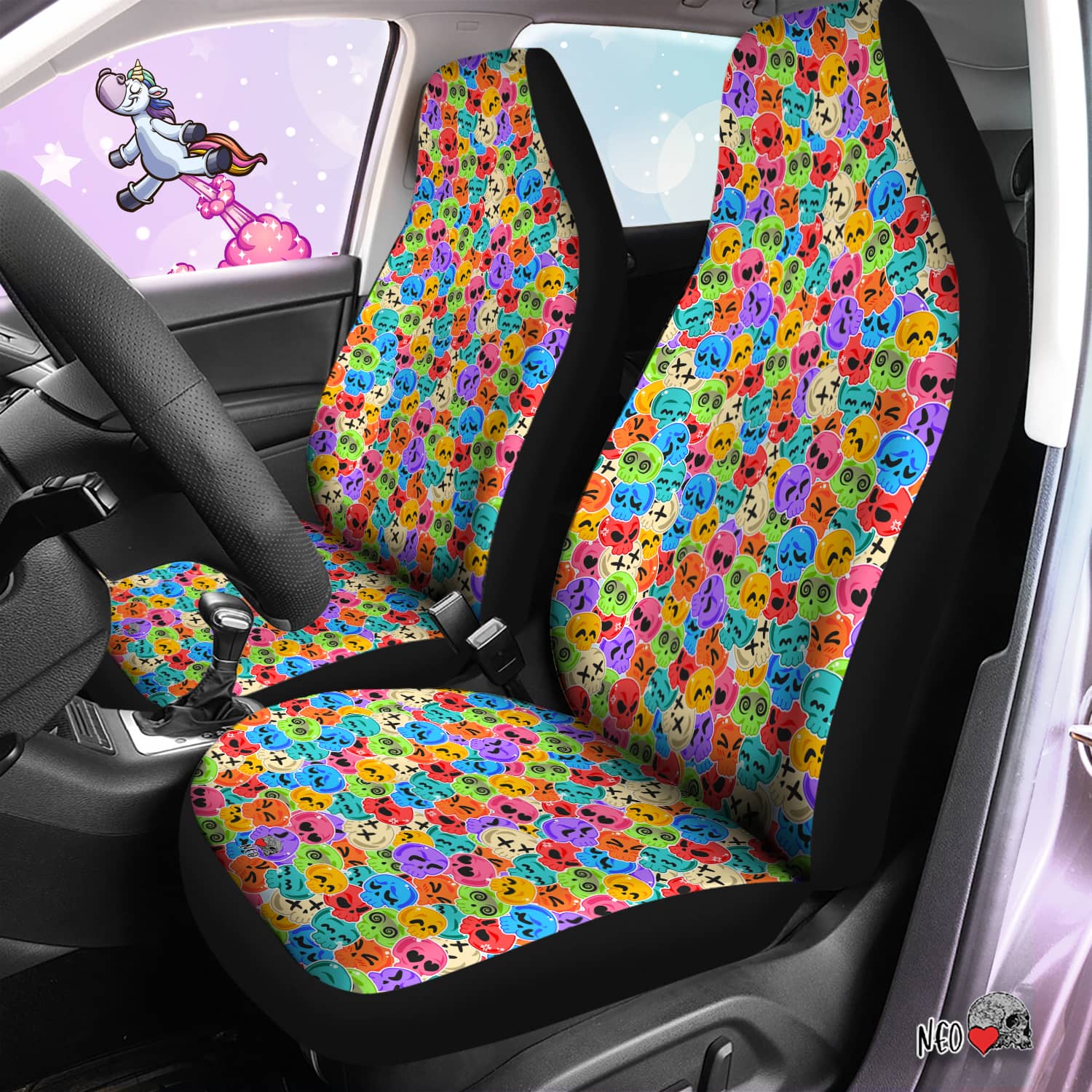 Skull Candy Car Seat Covers - NeoSkull