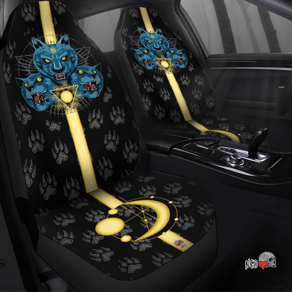 witch cat car seat covers