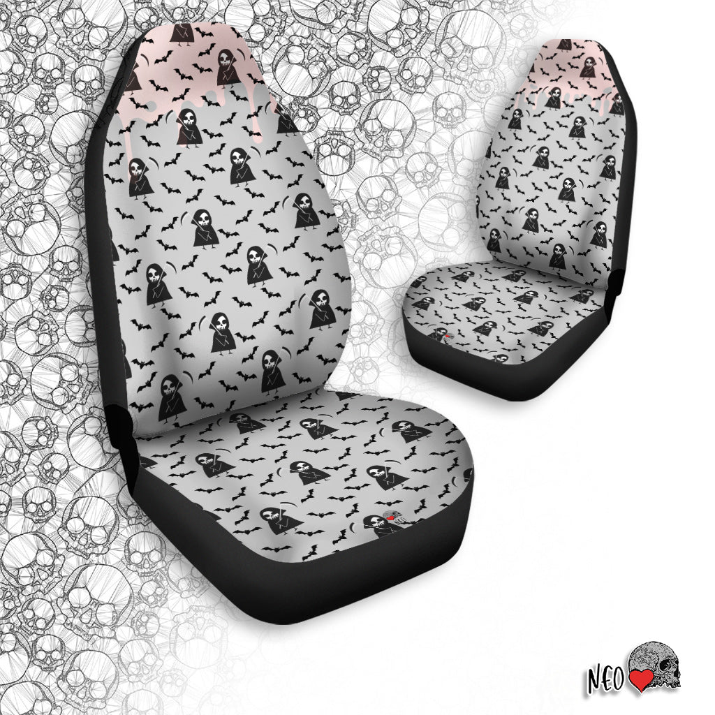 bat swarm grim reaper car seat covers