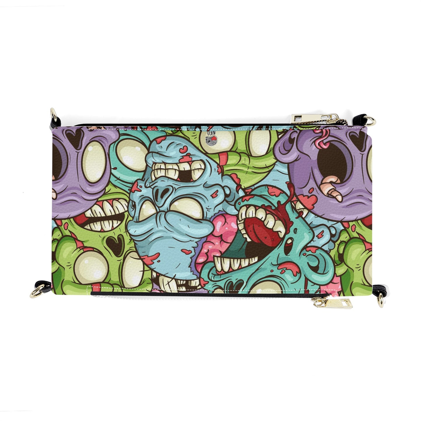 Zombie Crowd Foldable Cross Body Handbags Foldable Cross Body Handbags
