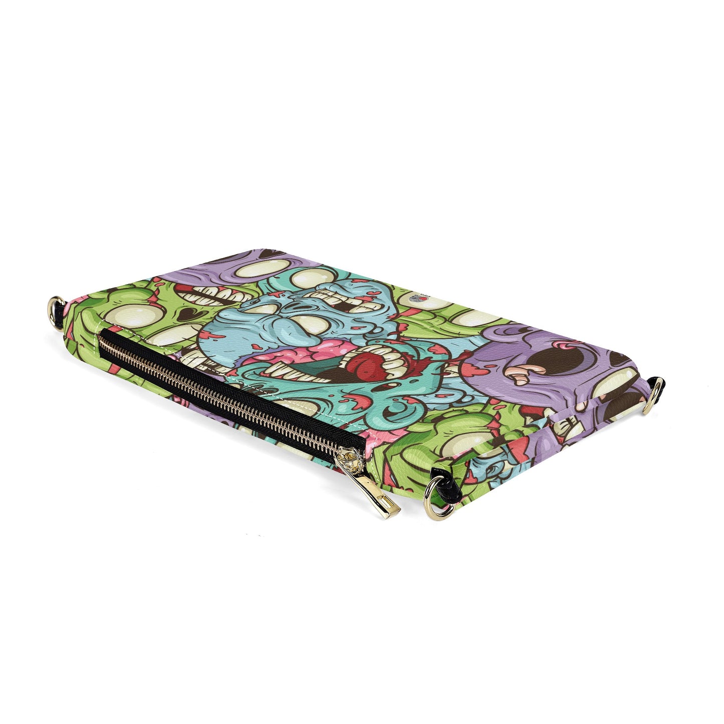 Zombie Crowd Foldable Cross Body Handbags Foldable Cross Body Handbags