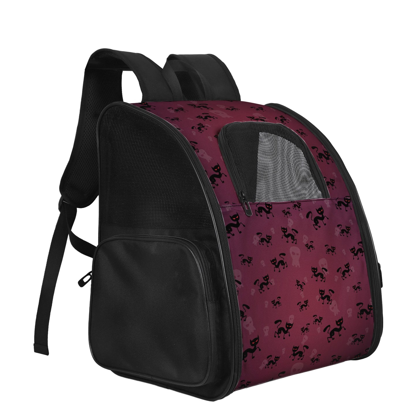 Spooky Cat Pet Carrier bag Pet Carrier Backpack