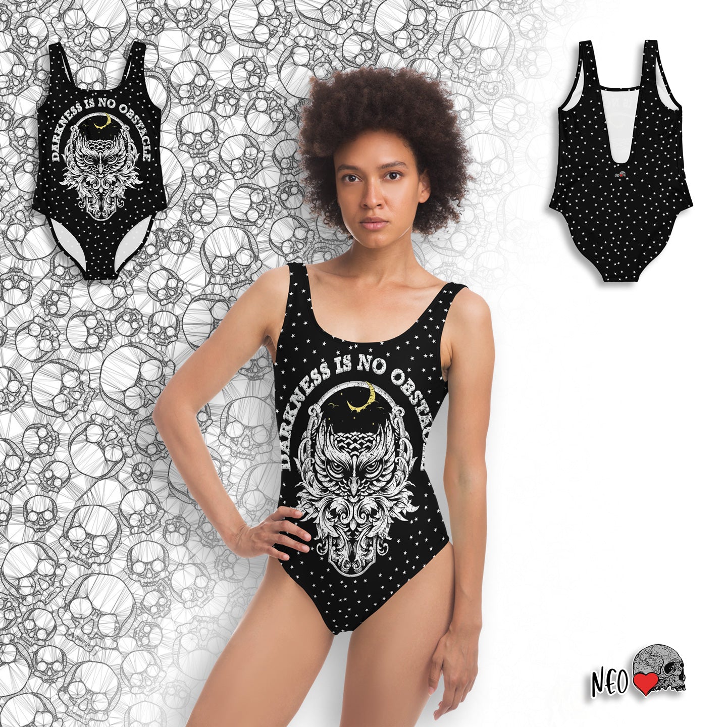 Darkness is no obstacle Swimsuit - NeoSkull