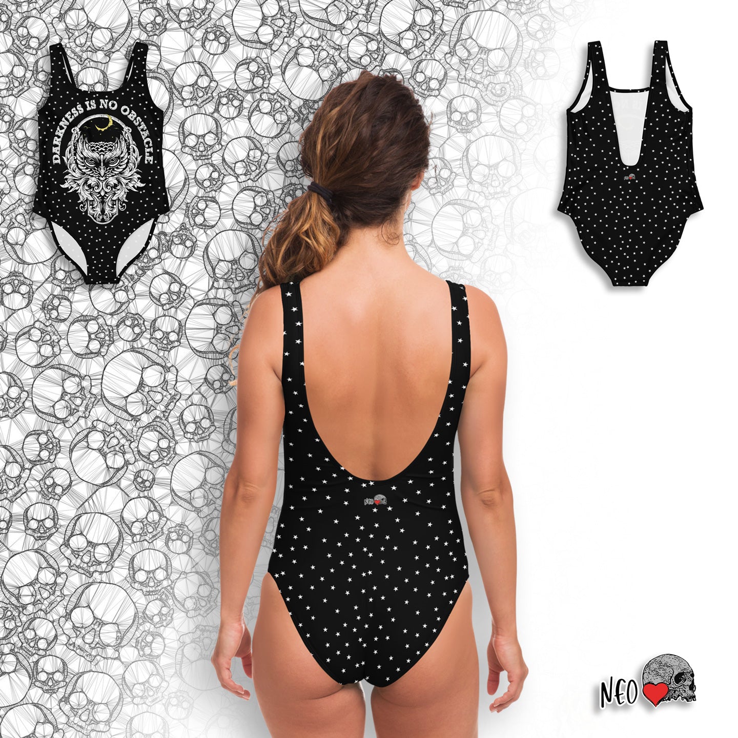 Darkness is no obstacle Swimsuit - NeoSkull