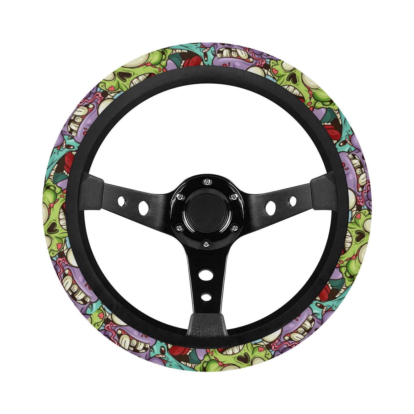 Zombie Horde Car Steering Wheel Covers