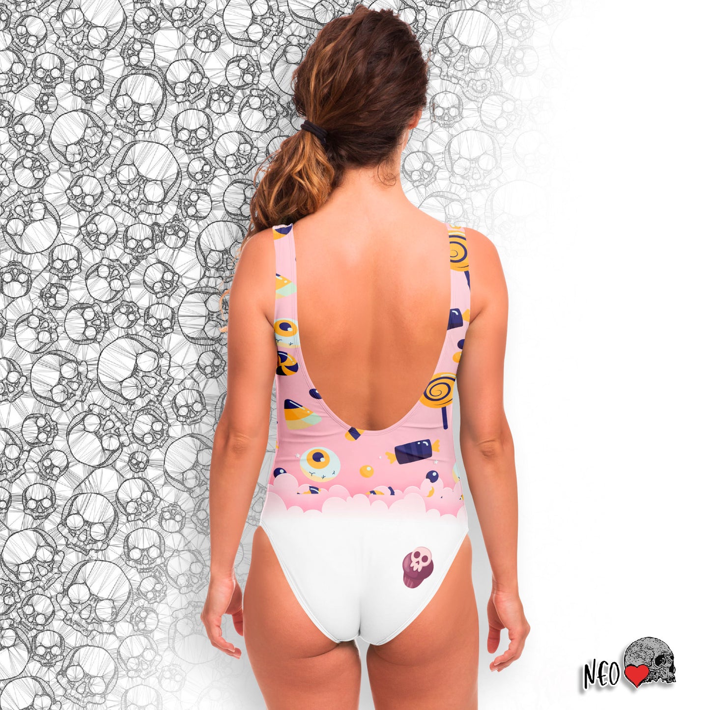 Eat Your Heart Swimsuit - NeoSkull
