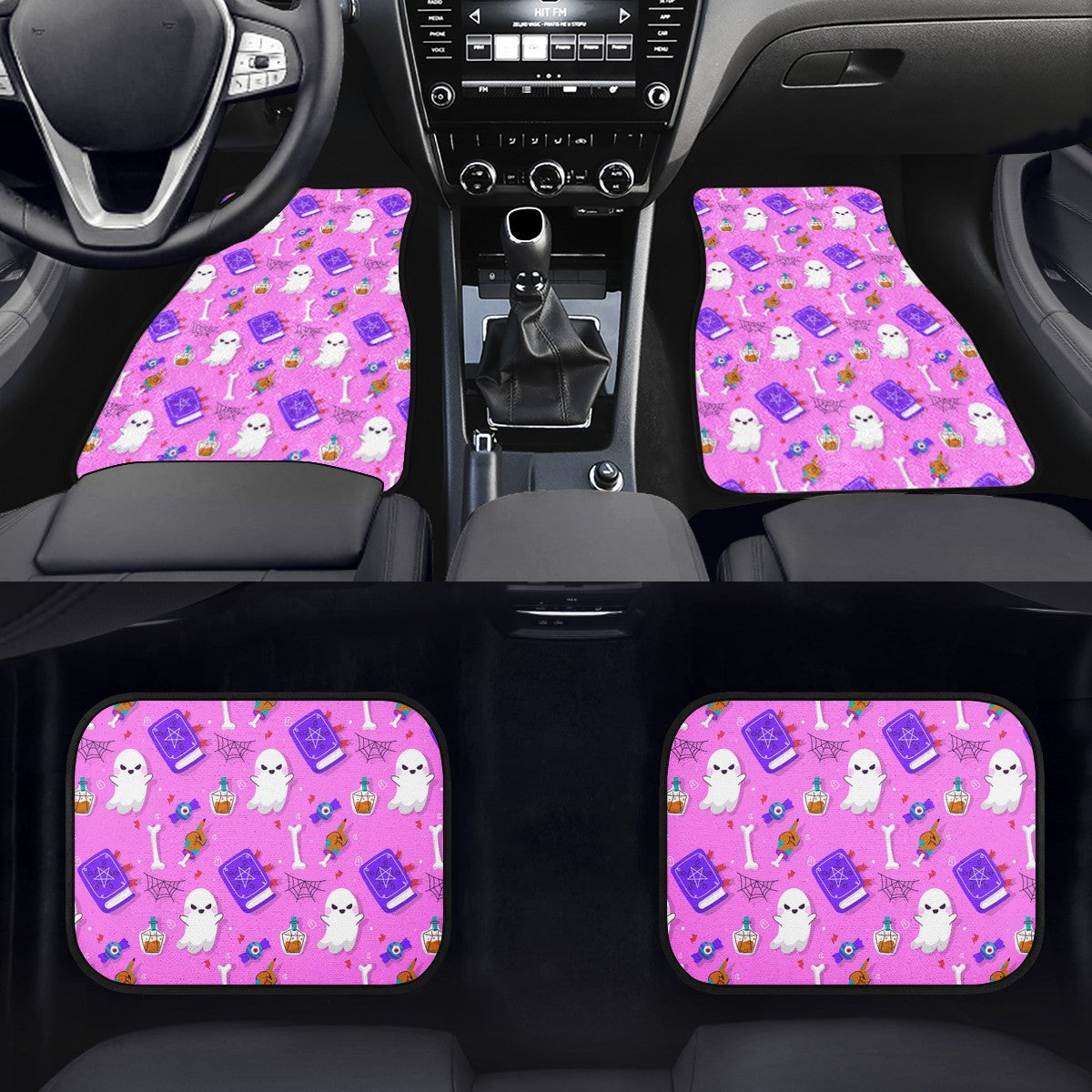 Cute Witch Car Mats Car Floor Mats