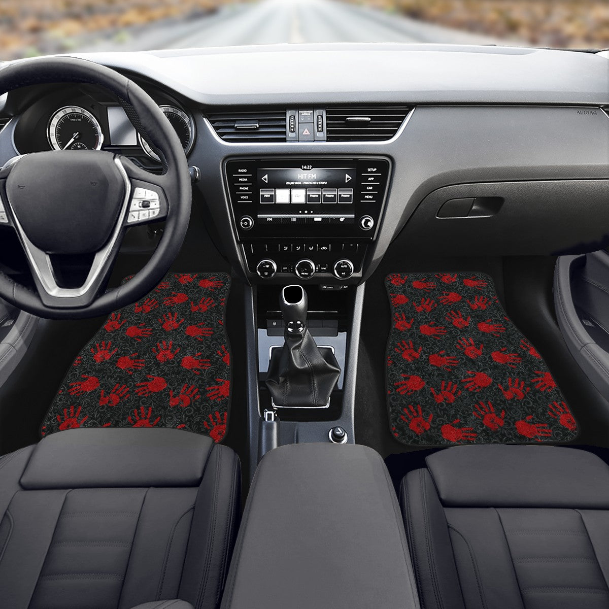 Ghost Hands Car Mats Set