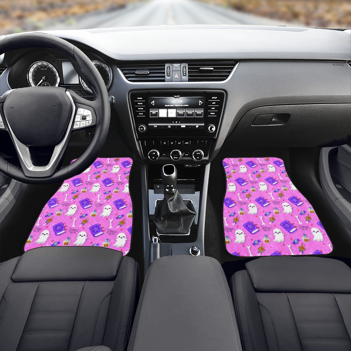 Cute Witch Car Mats Car Floor Mats
