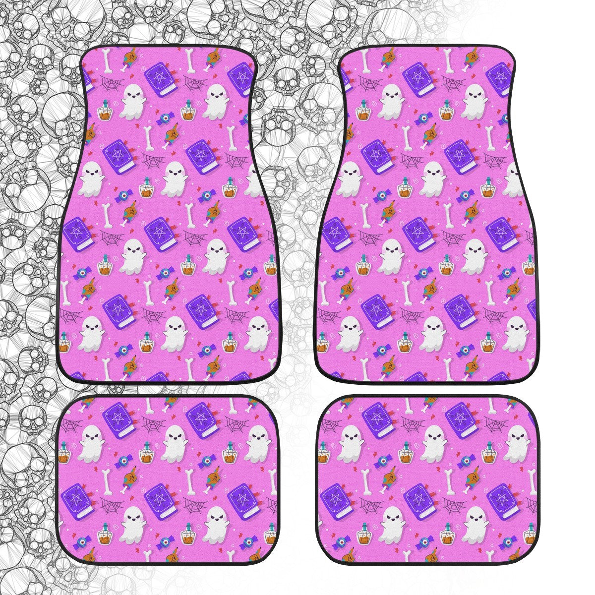 Cute Witch Car Mats Car Floor Mats