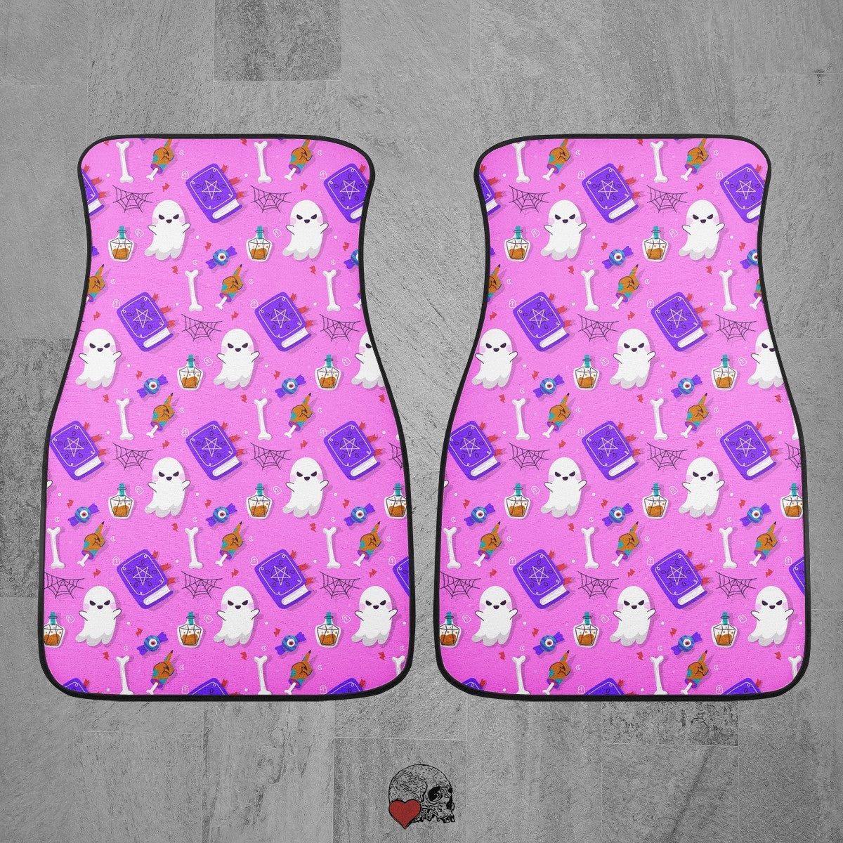 Cute Witch Car Mats Car Floor Mats