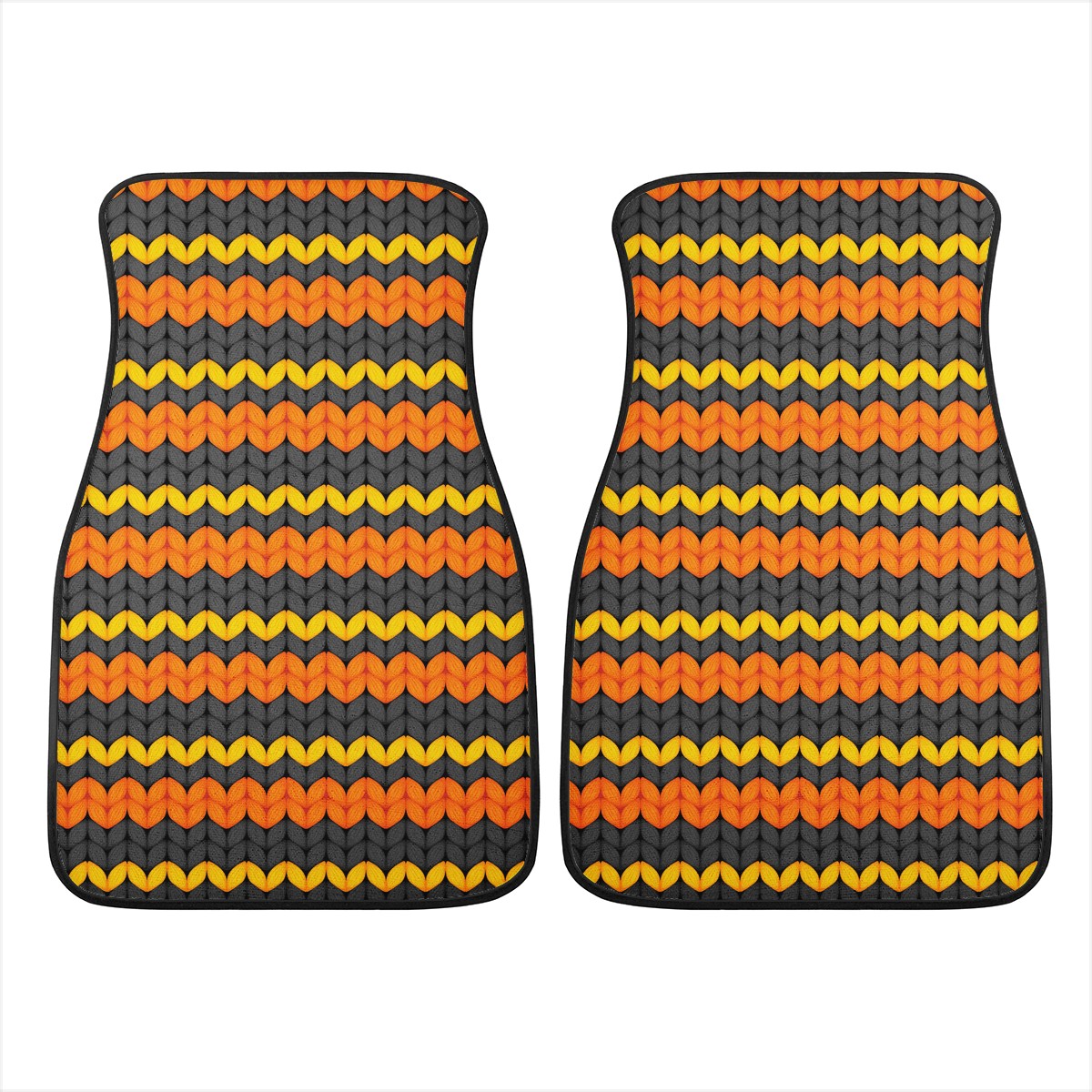 Large Knit Effect Car Mat Car Floor Mats