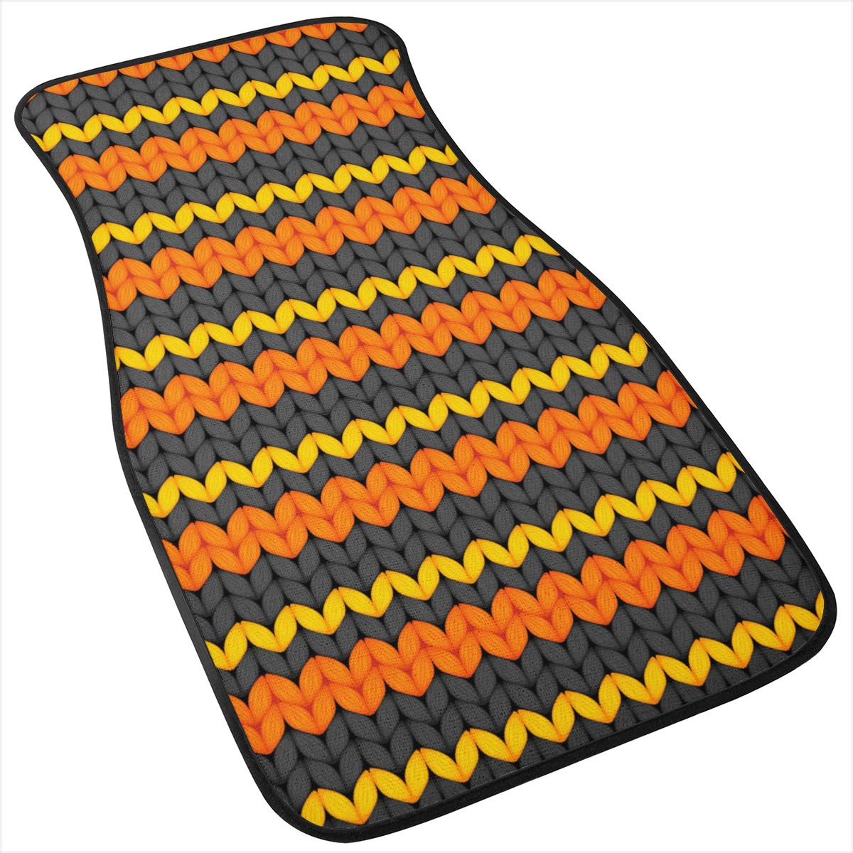 Large Knit Effect Car Mat Car Floor Mats
