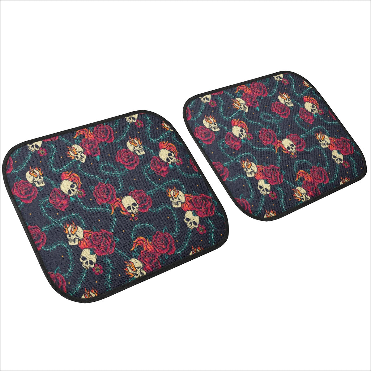 Roses, Skulls and Thorns Car Mats Car Floor Mats