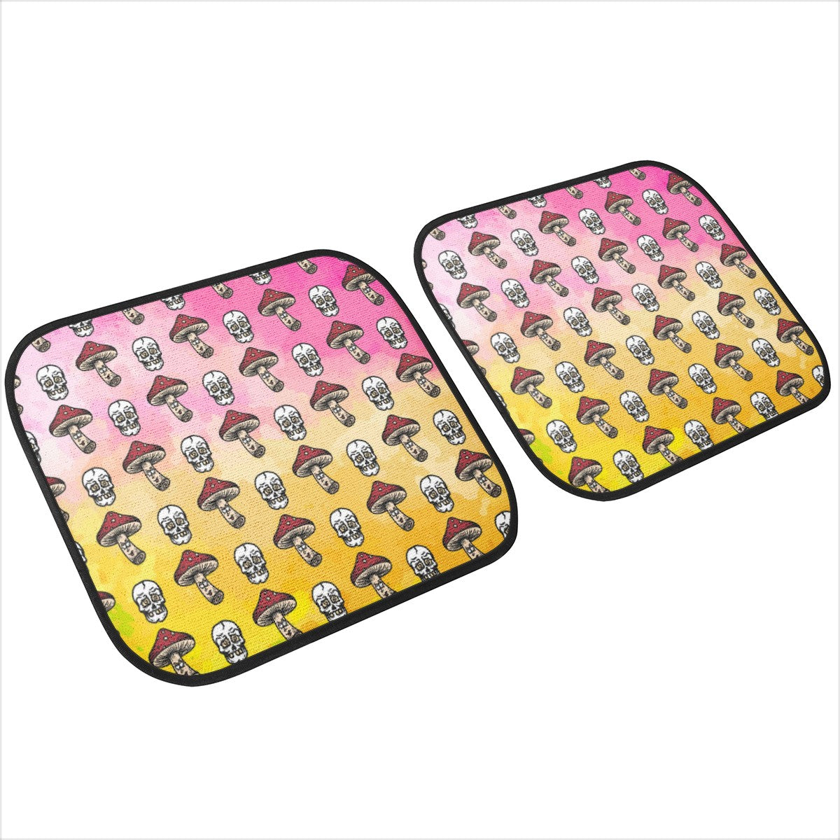 Tie Dye Dizzy Mushroom Car Mats Car Floor Mats