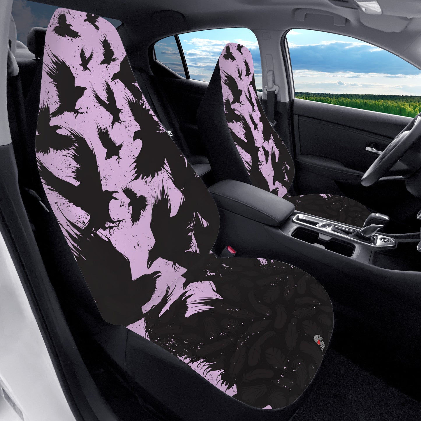 Dancing Ravens Car Seat Covers