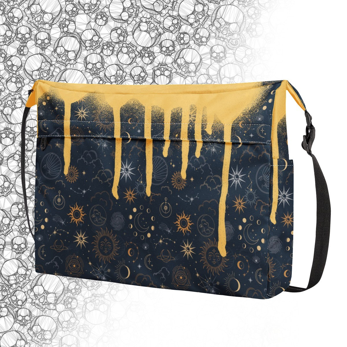 Spilled Magic Messengers Bag AOP Messenger Bag