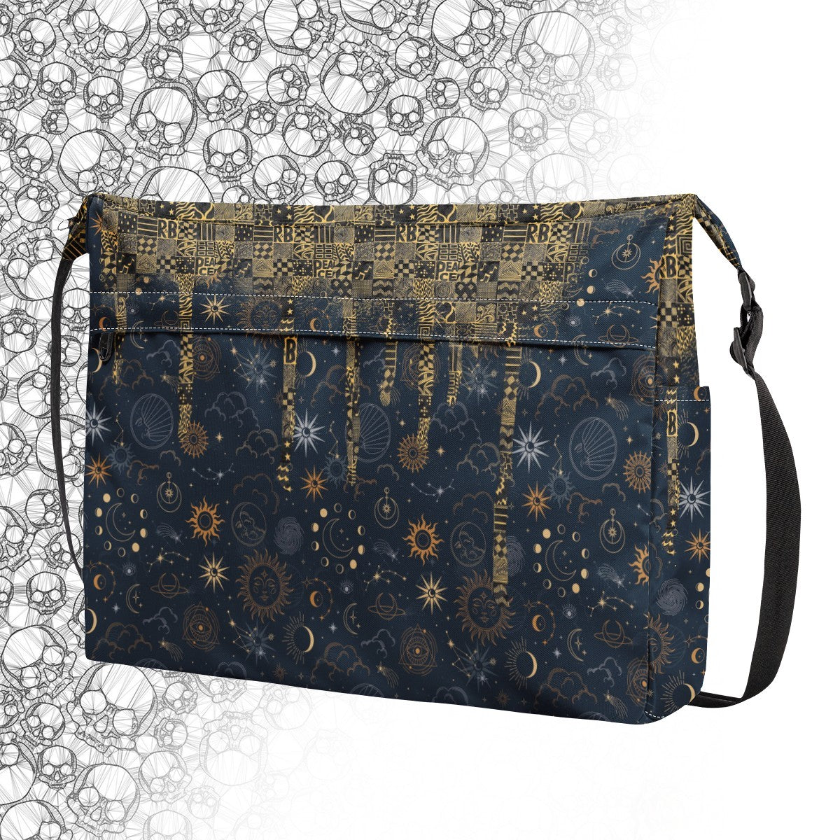 Night Magic Messenger Bag AOP Messenger Bag