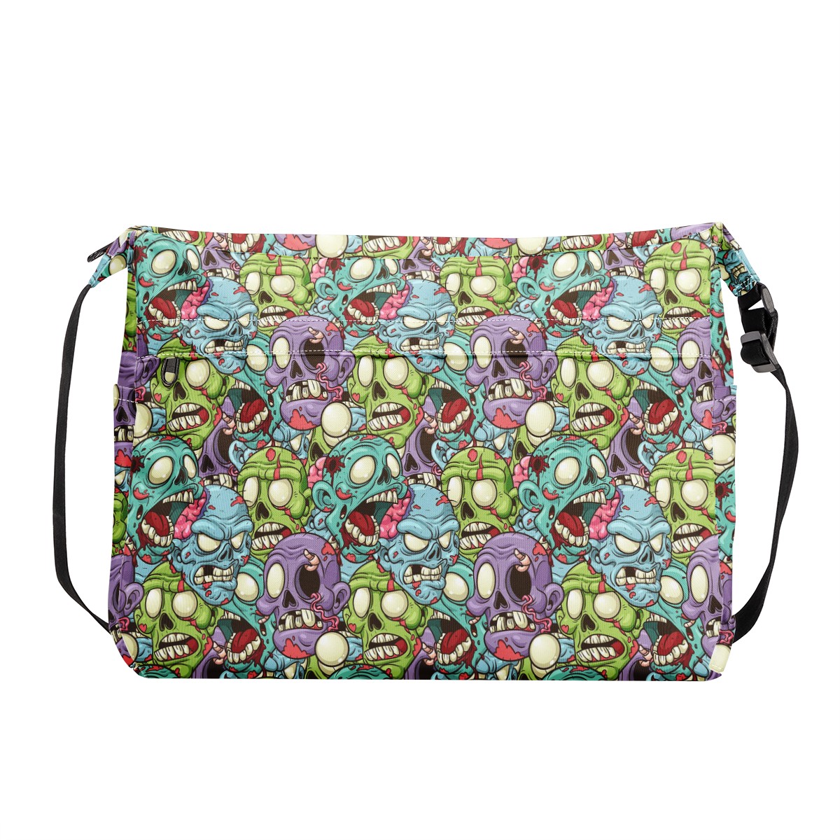 Zombie Crowd Messenger Bag AOP Messenger Bag
