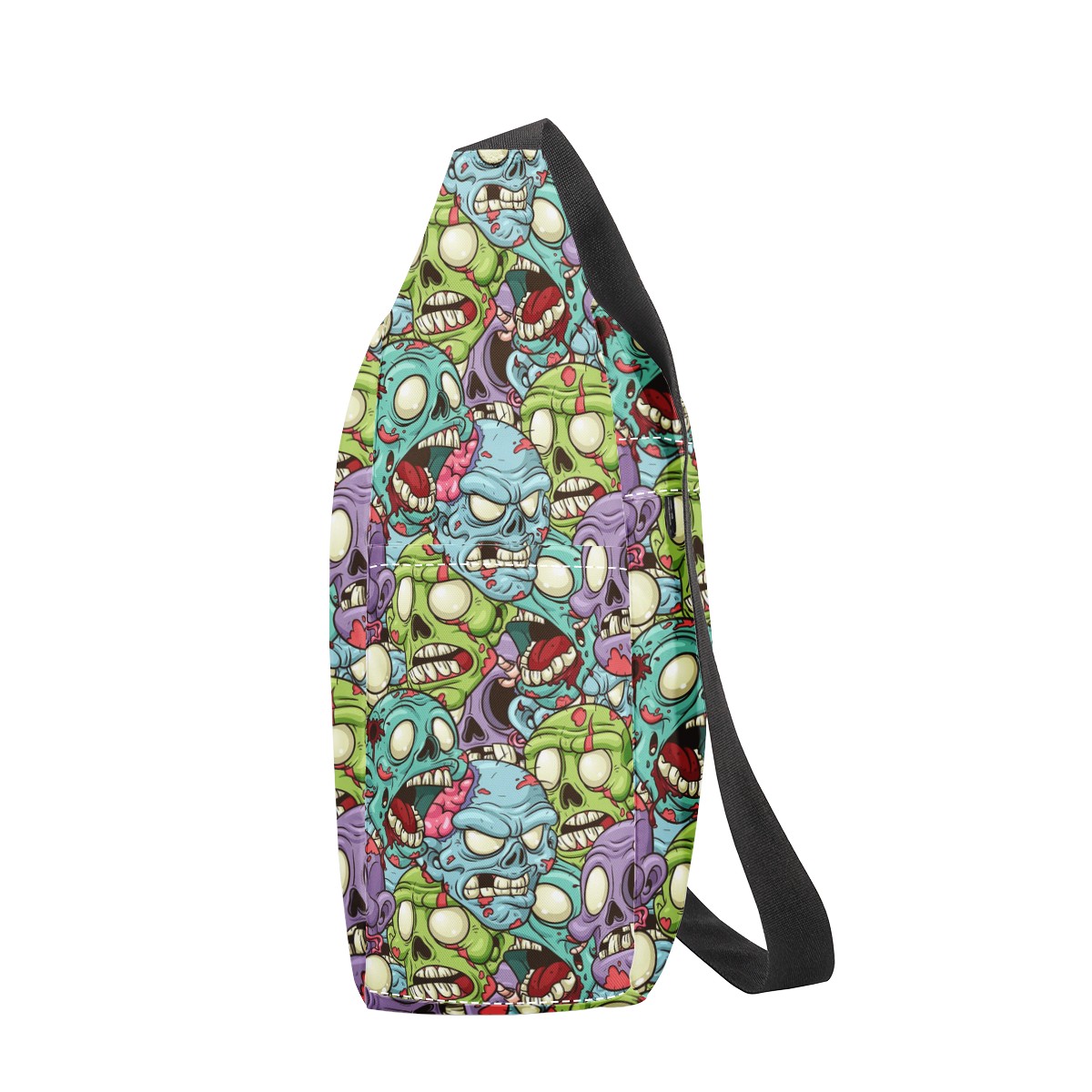 Zombie Crowd Messenger Bag AOP Messenger Bag