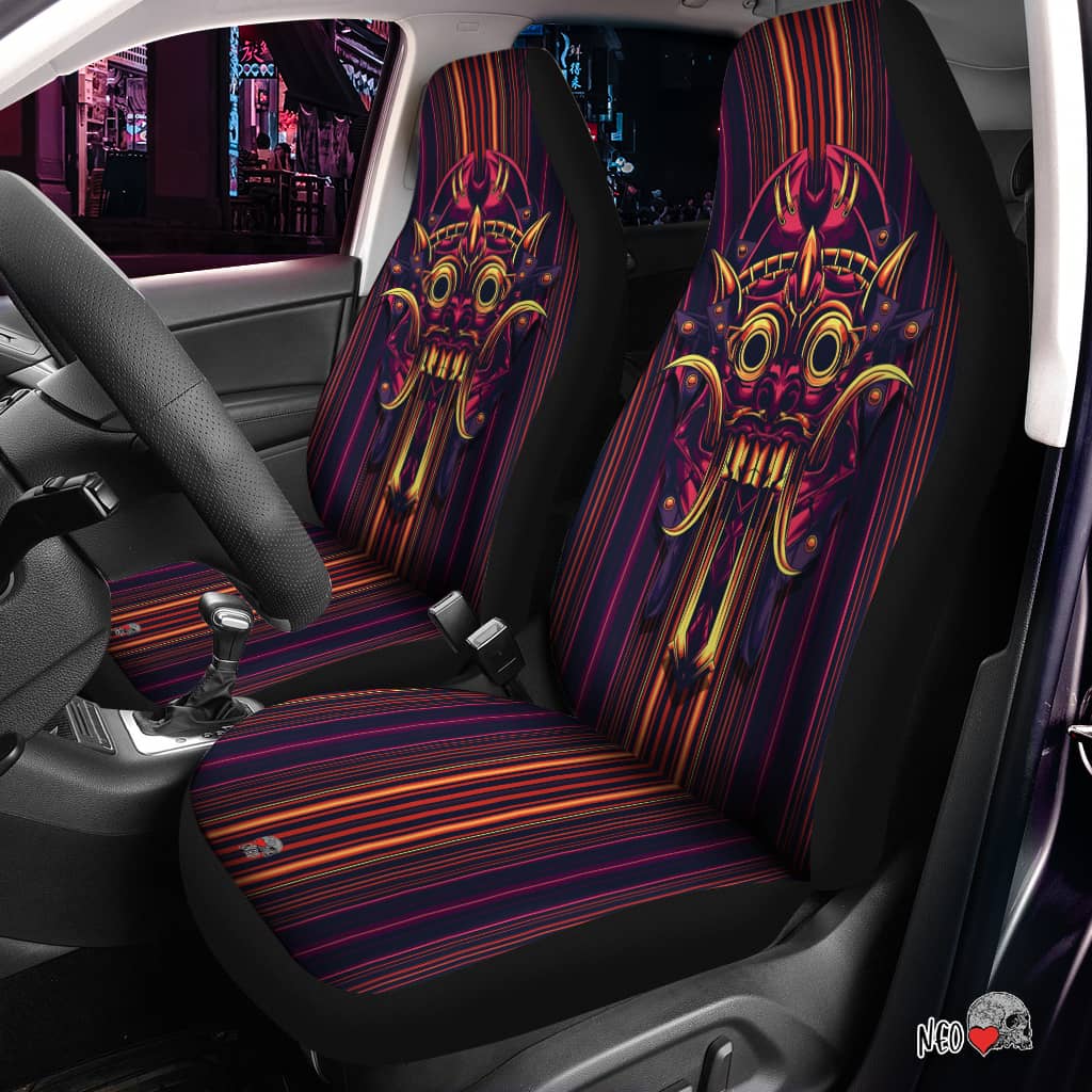 Mecha Mascot Car Seat Covers - NeoSkull