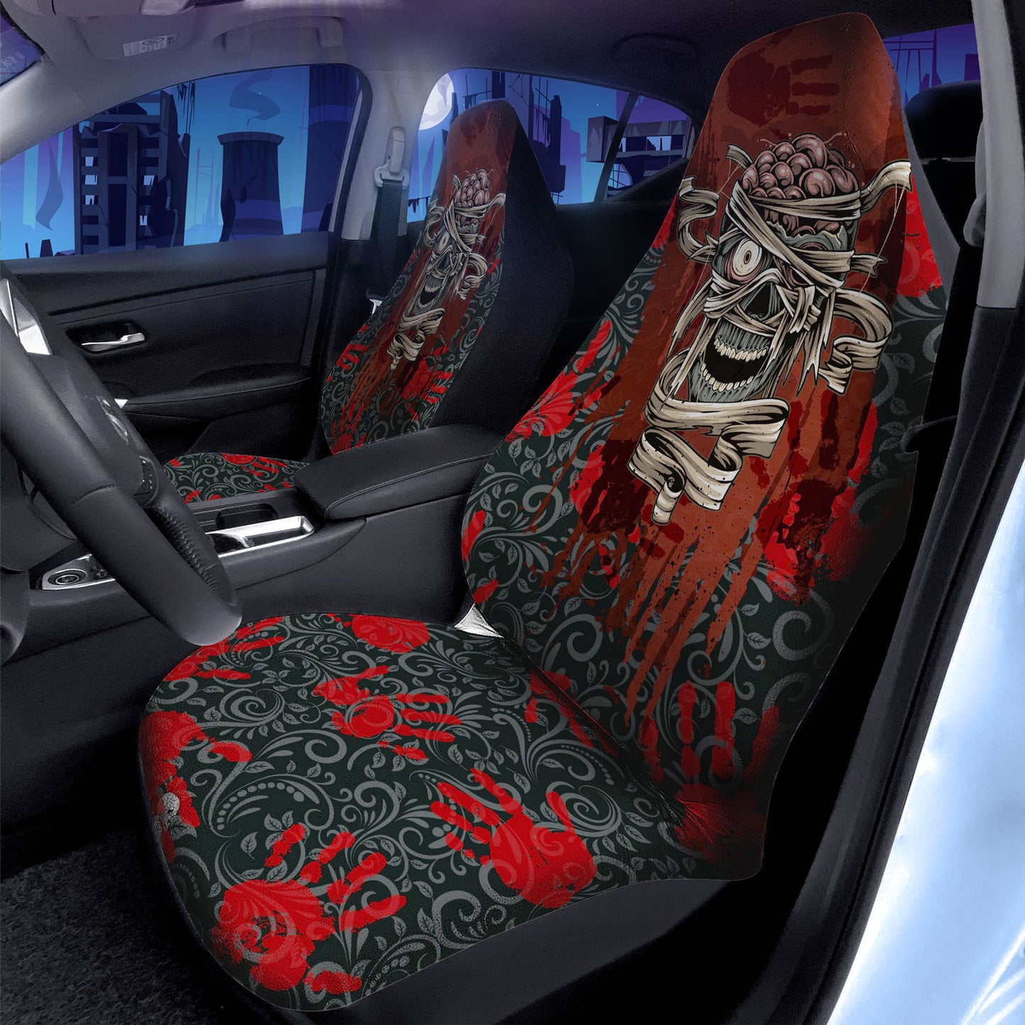 Mummy Horror Car Seat Covers