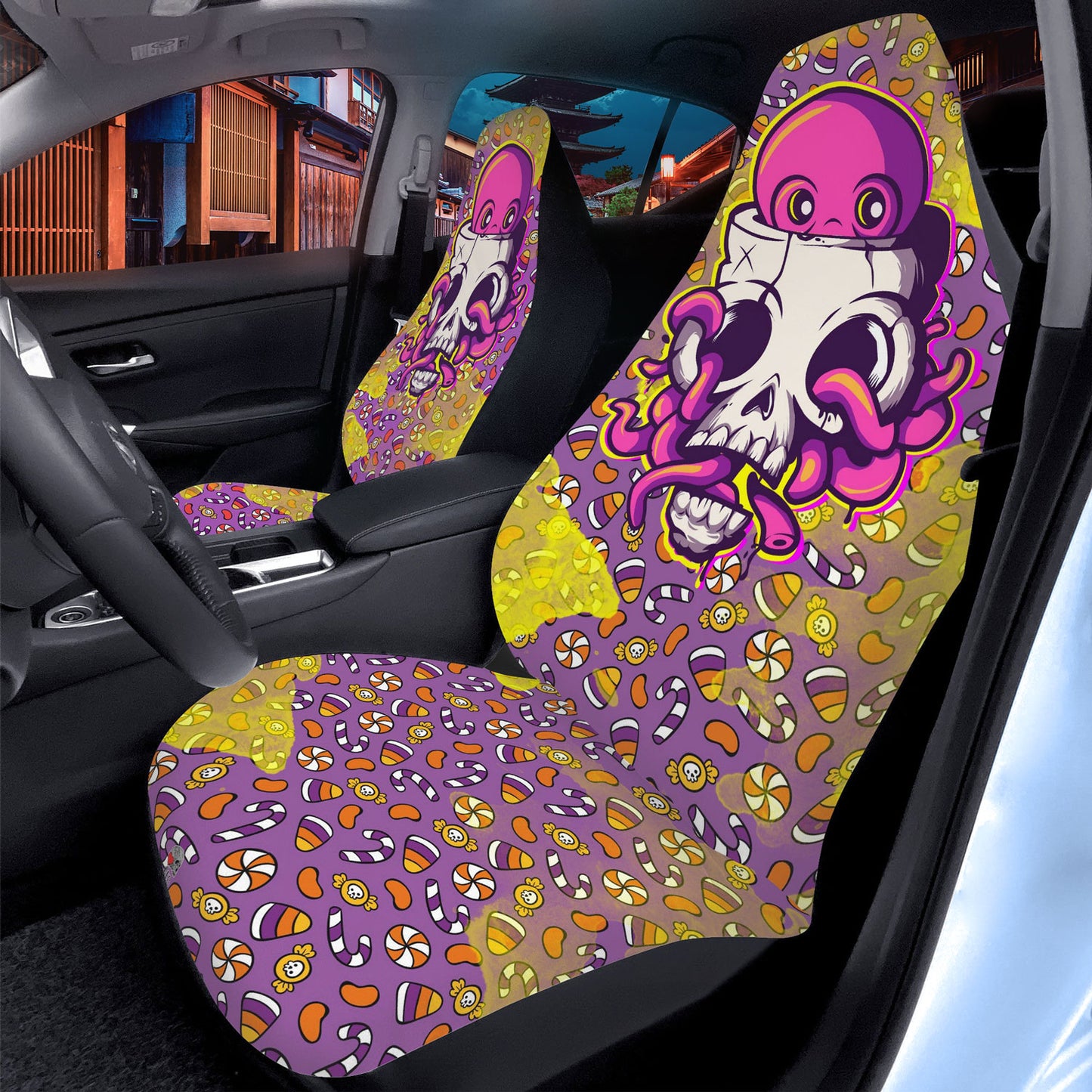 Octopus Inside Car Seat Covers