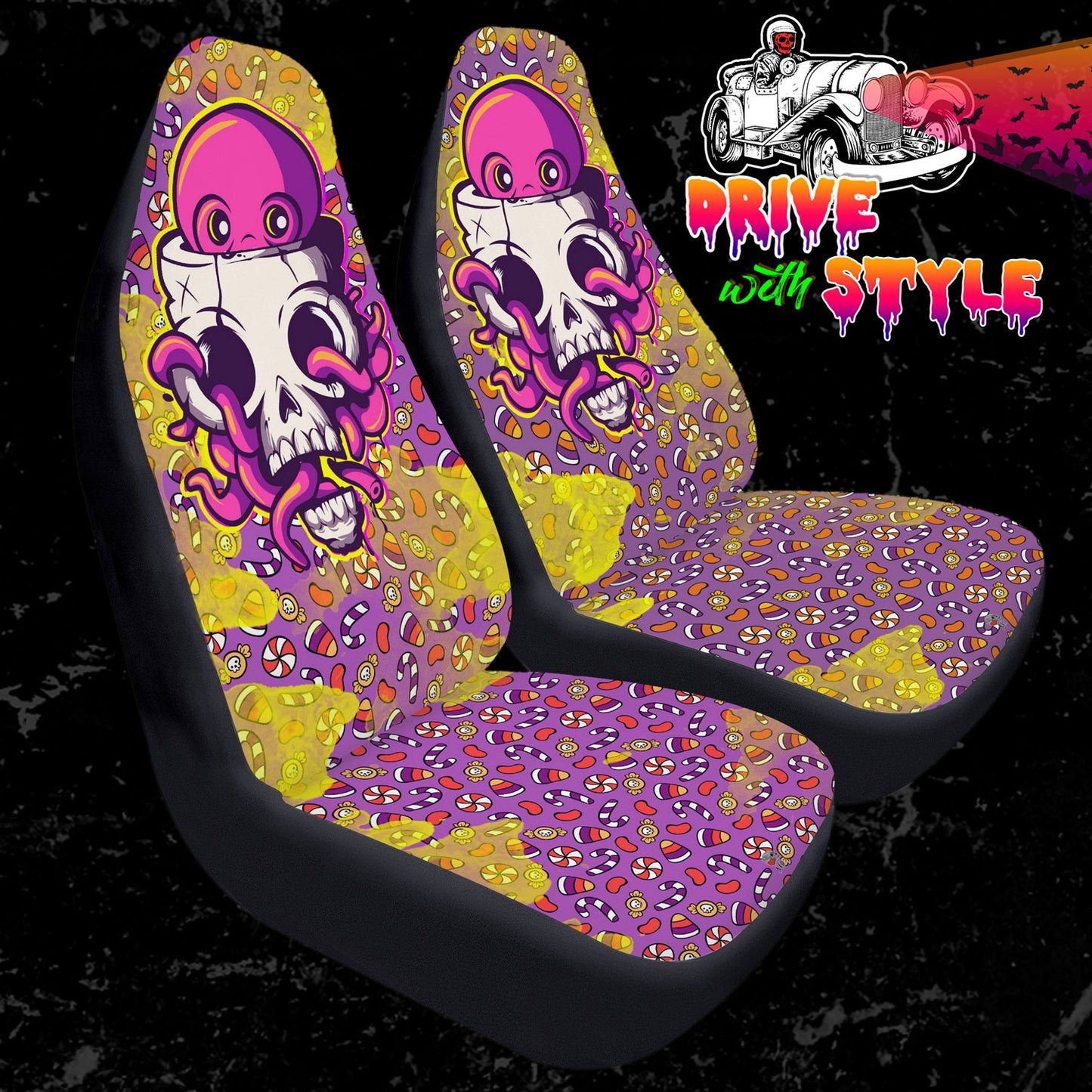 Octopus Inside Car Seat Covers