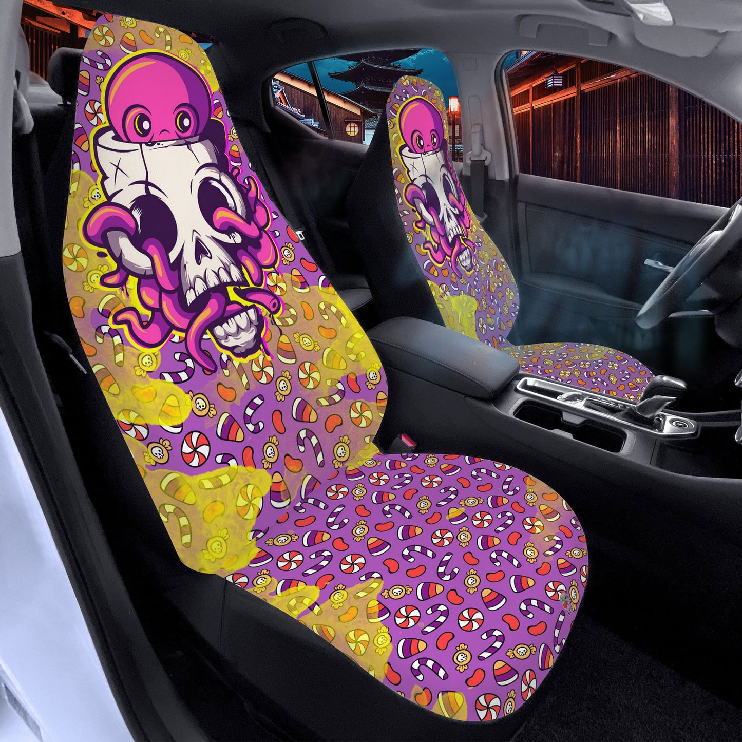 Octopus Inside Car Seat Covers