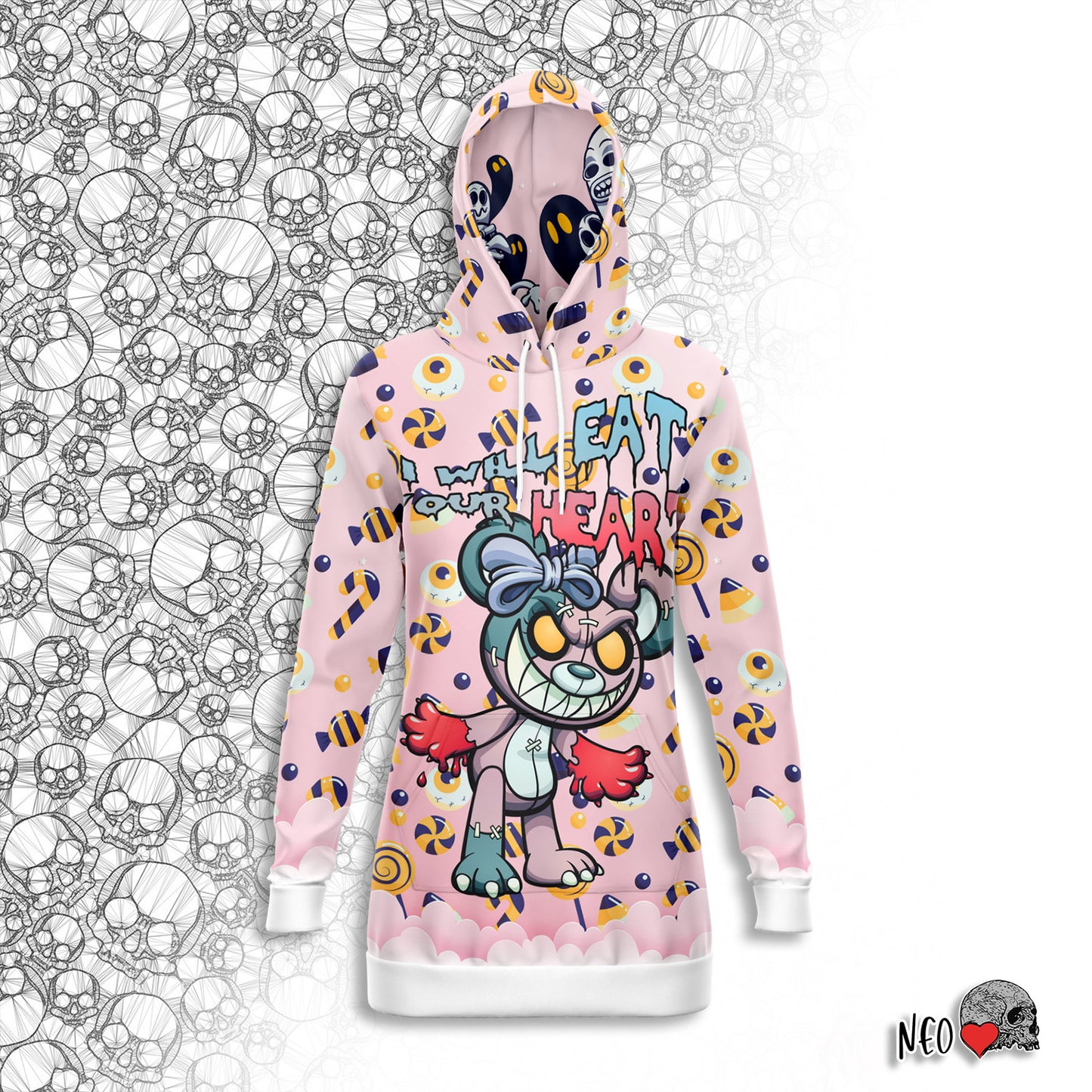 pastel goth clothes kawaii goth hoodie